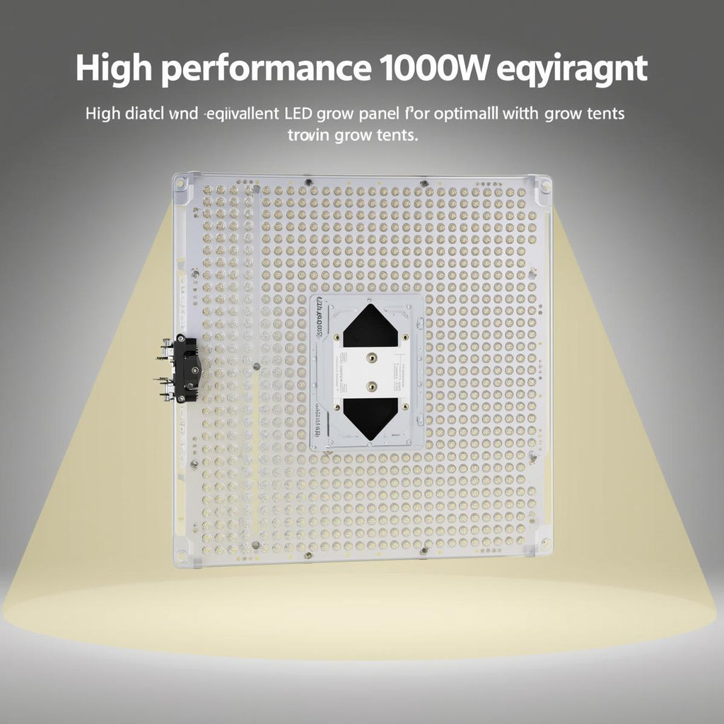 1000W-Equivalent LED Grow Panel for Grow Tents