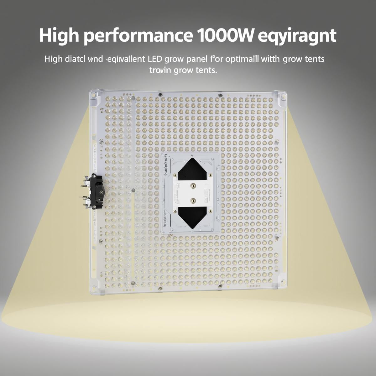 1000W-Equivalent LED Grow Panel for Grow Tents