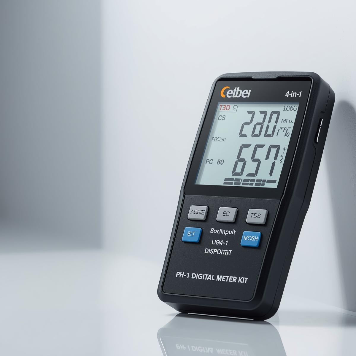 4-in-1 Digital pH, EC & TDS Meter Kit