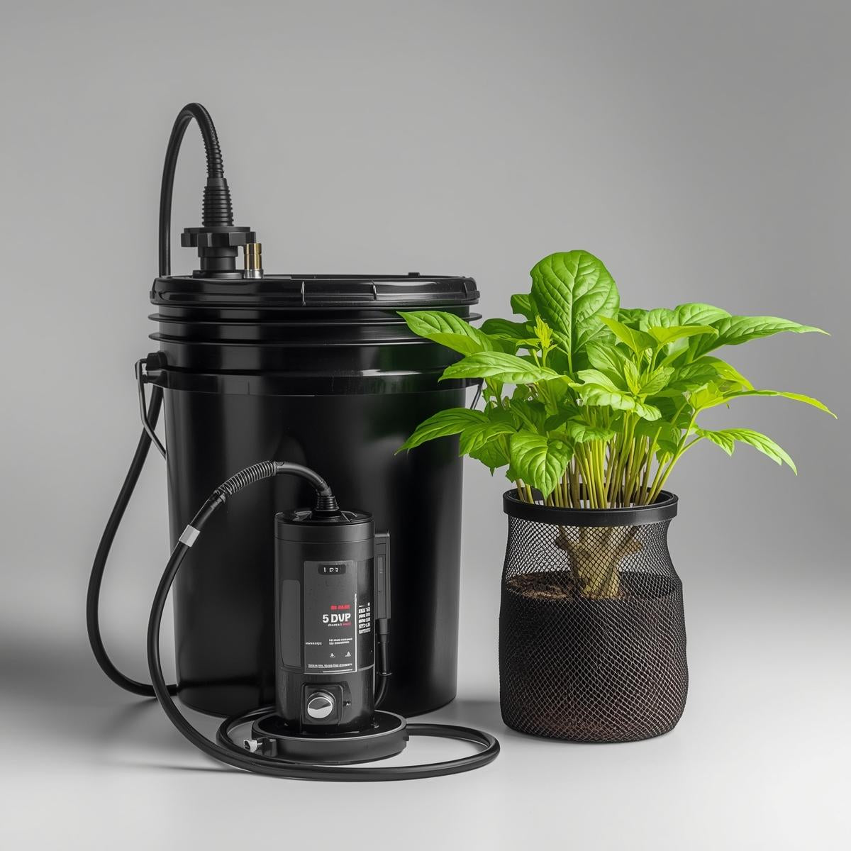 5-Gallon DWC Bucket Grow Kit with Air Pump