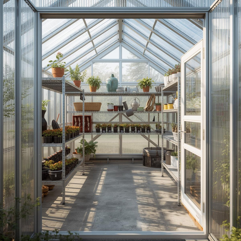 6-Layer Walk-In Greenhouse with Shelves