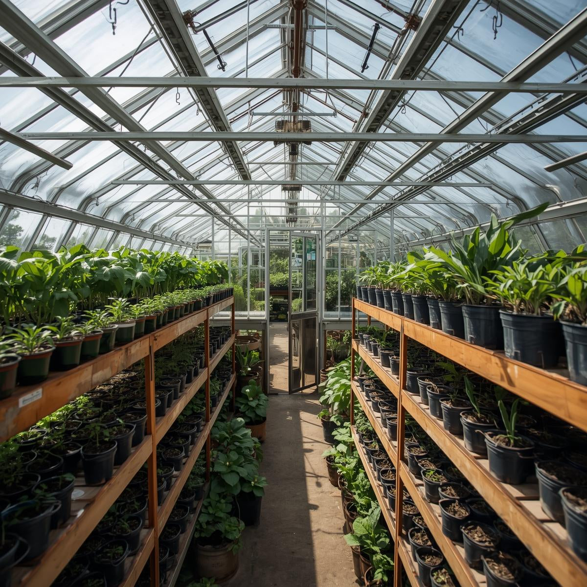 6-Layer Walk-In Greenhouse with Shelves