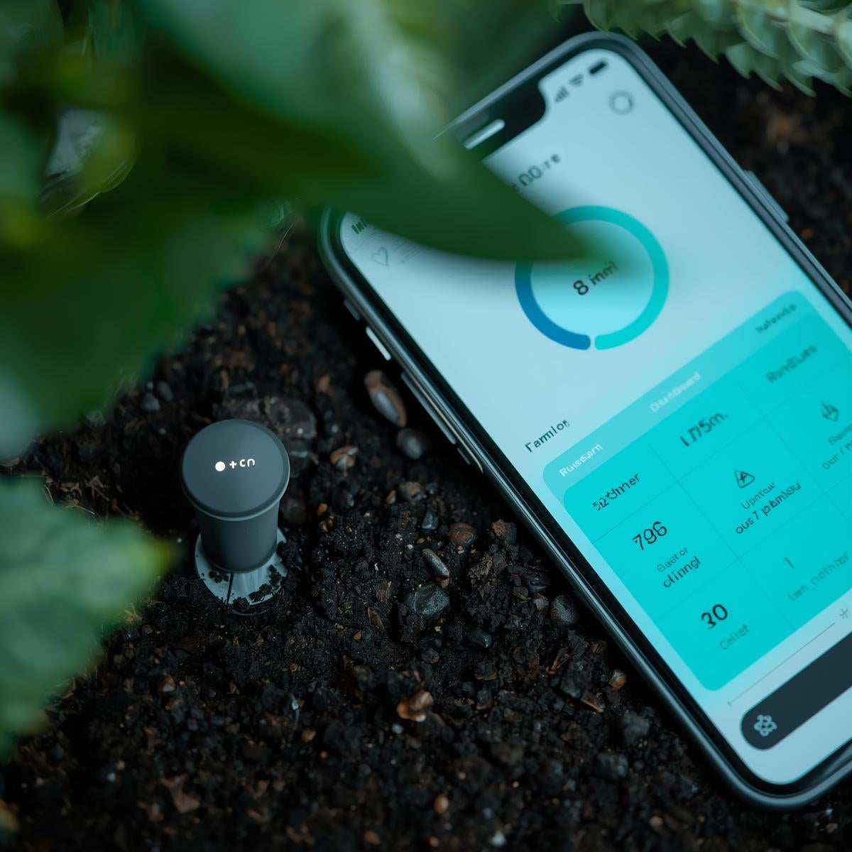 Bluetooth Plant Sensor & App Dashboard