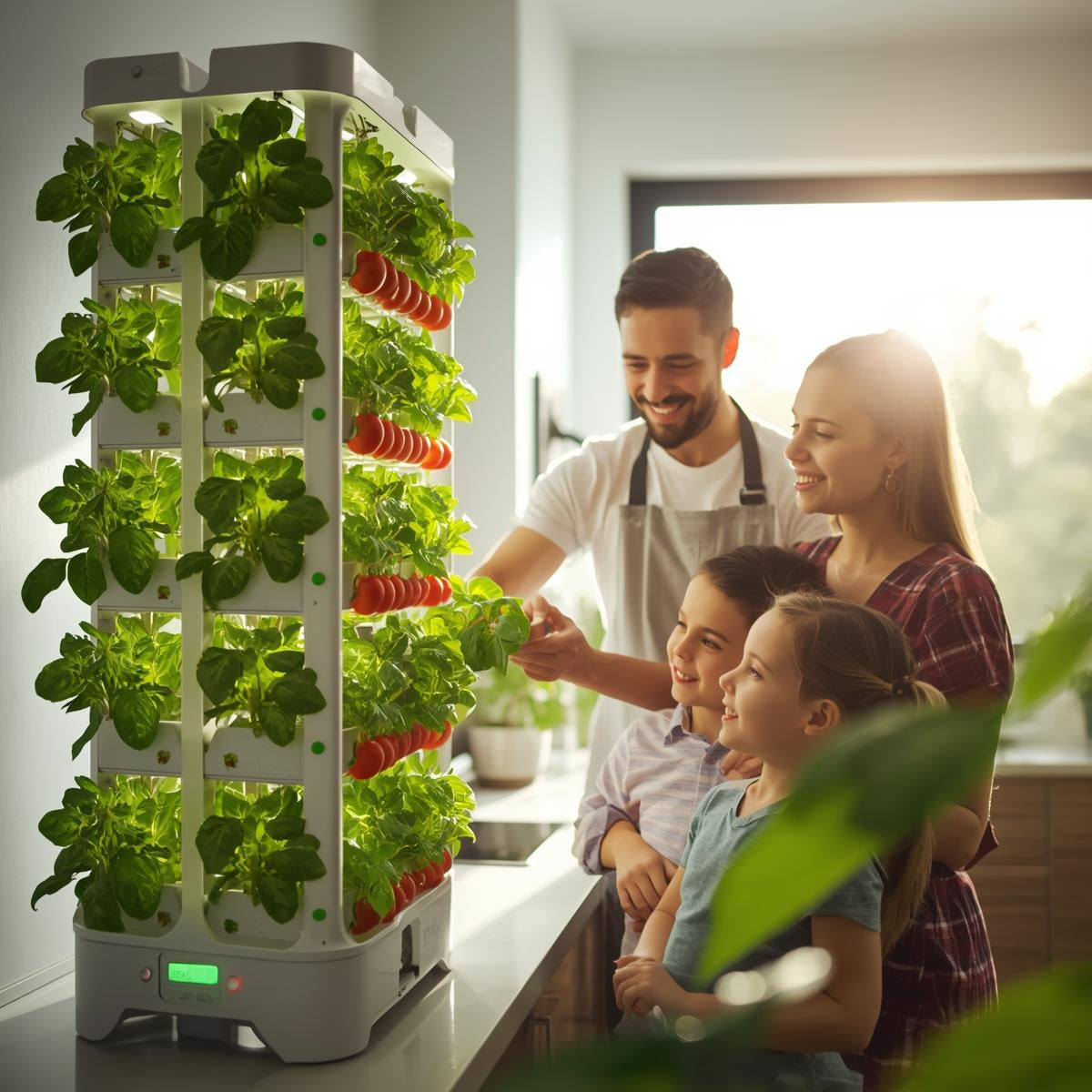 Family 21-Pod Hydroponic Tower System