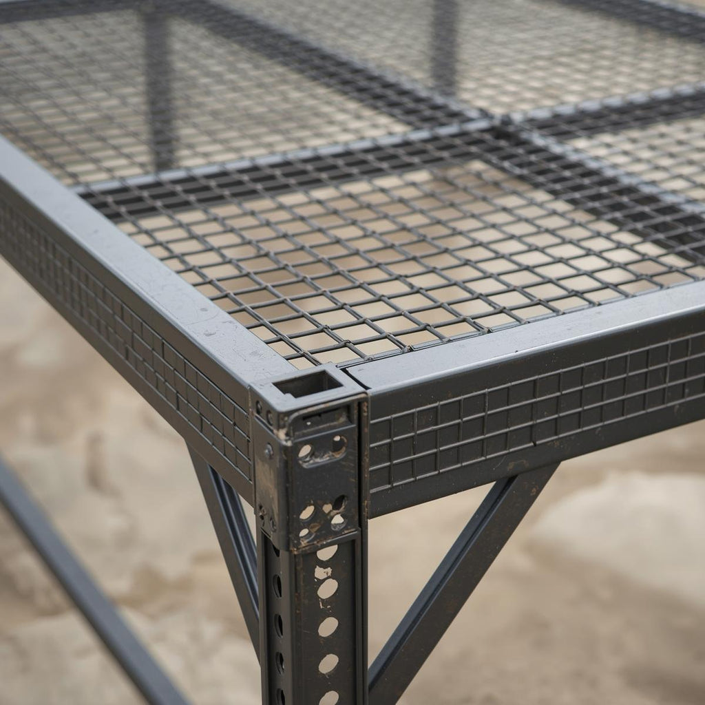 Greenhouse Bench Wire Mesh Table (4x8)