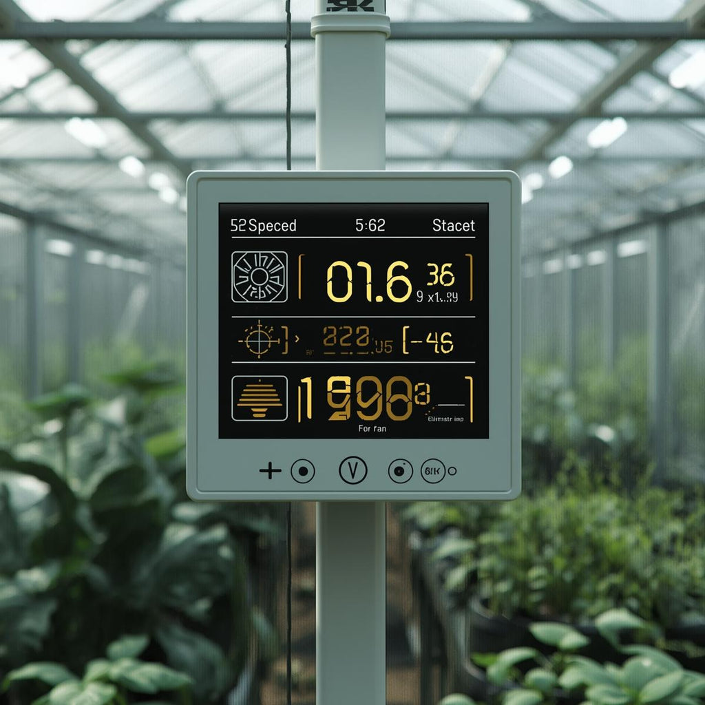 Greenhouse Digital Climate Controller (Fan, Heater, Vent)