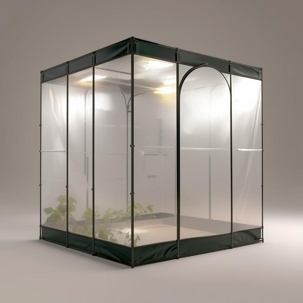 Greenhouse Grow Tent with PE Cover (8x8)