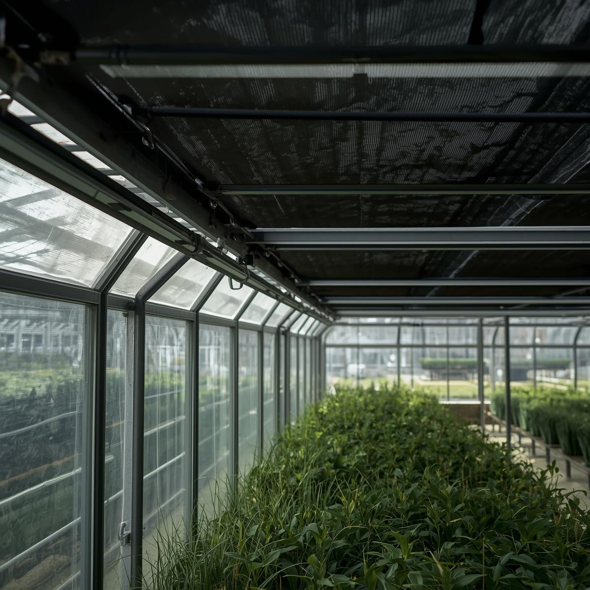 Greenhouse Light Deprivation Blackout Shade System