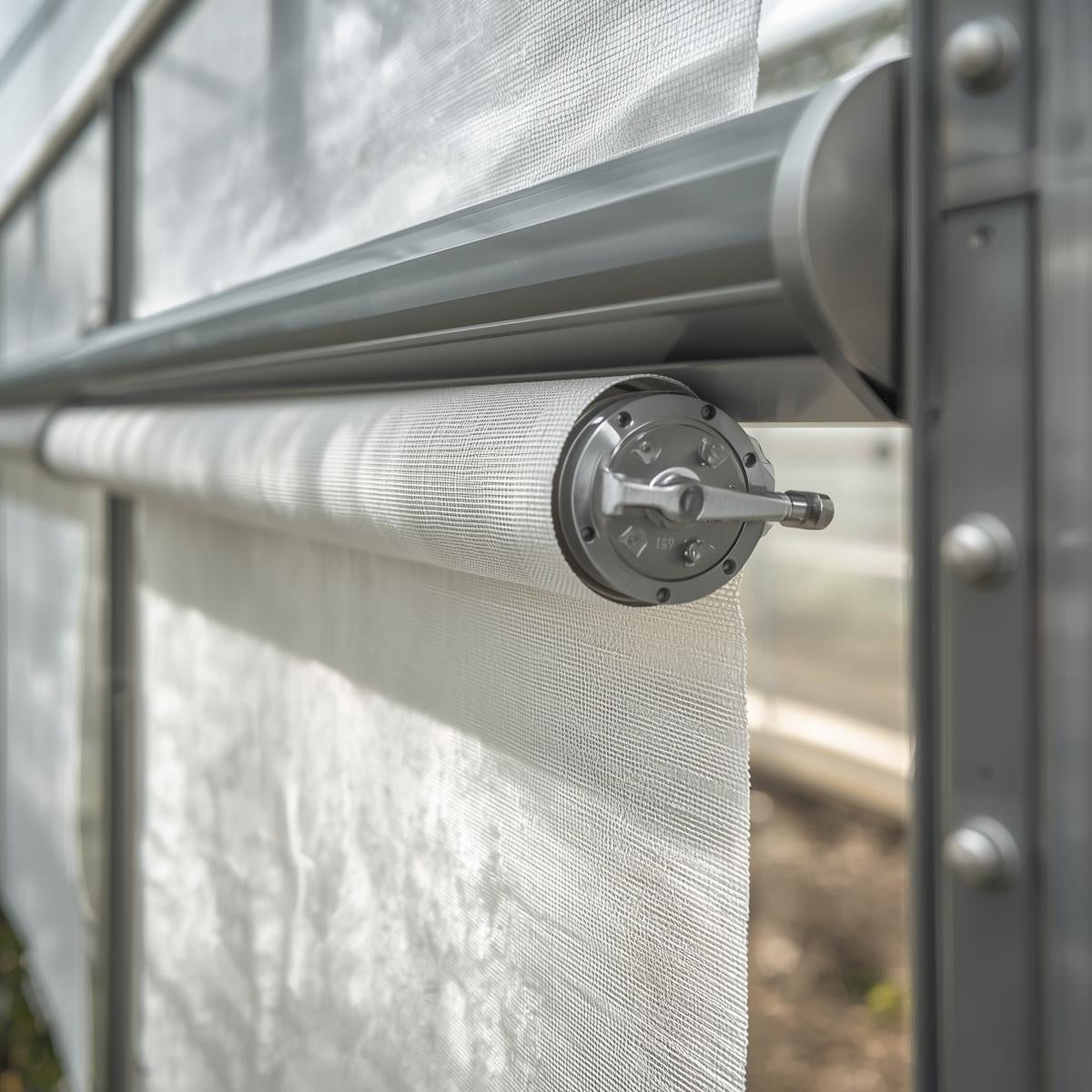 Greenhouse Roll-Up Curtain Side Wall System