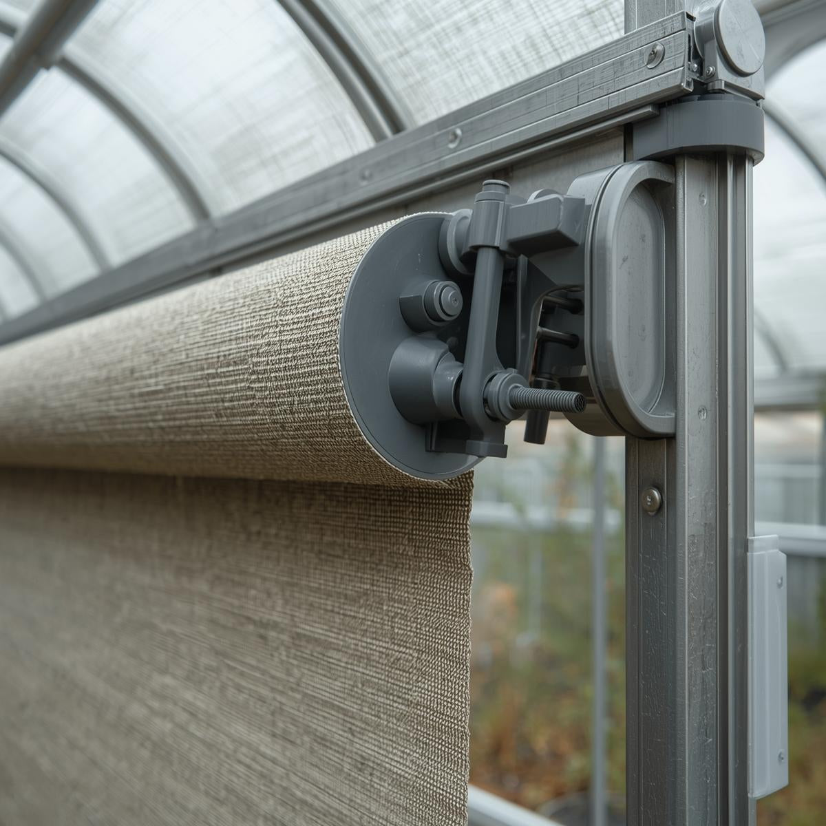 Greenhouse Roll-Up Curtain Side Wall System