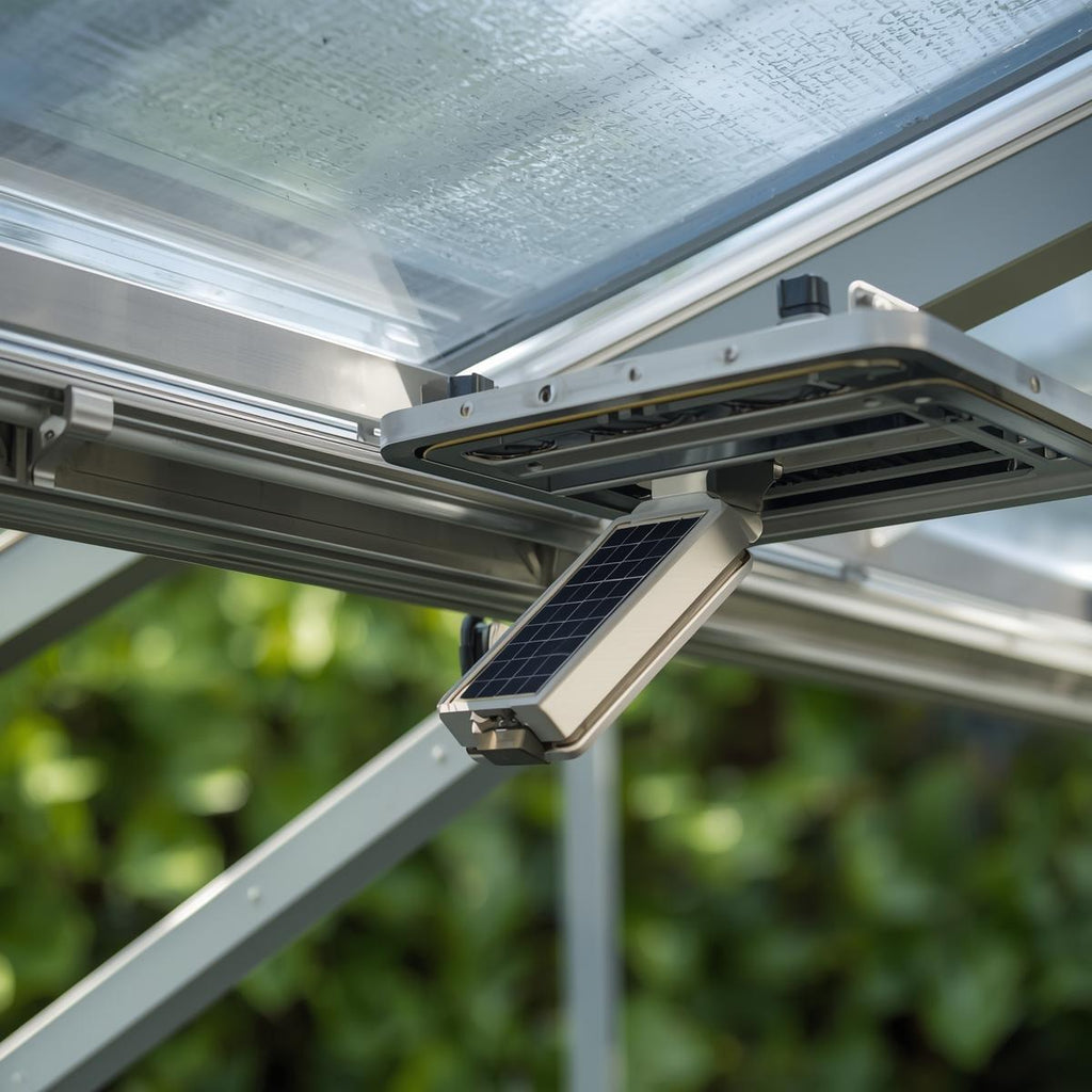 Greenhouse Ventilation Louver Kit with Solar Opener