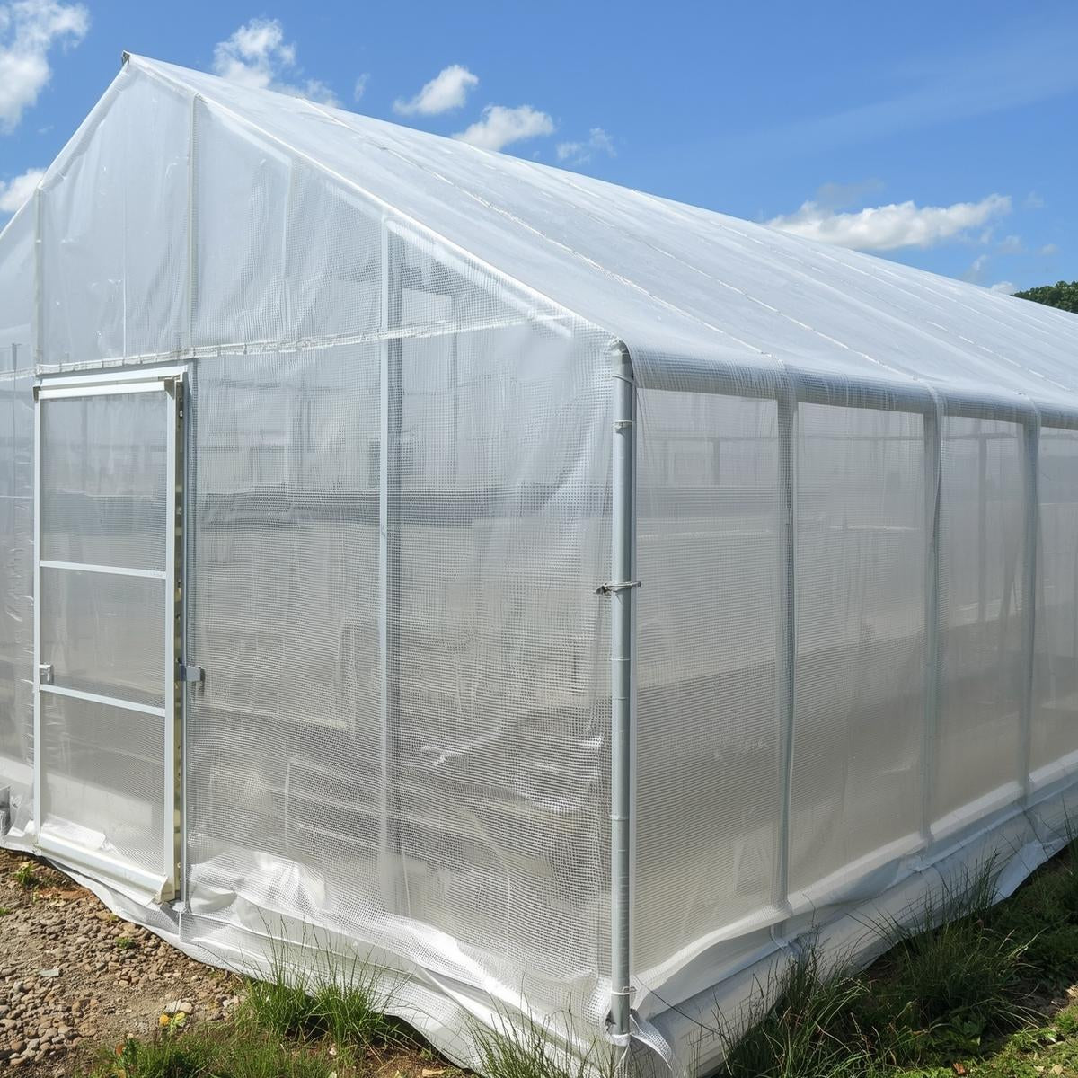 Heavy-Duty Polyethylene Greenhouse Cover (UV-Resistant)