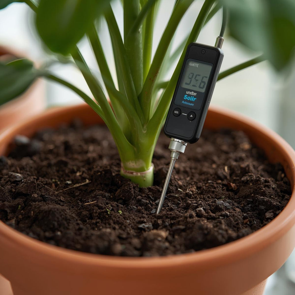 Long-Probe Soil Moisture Meter for Deep Pots