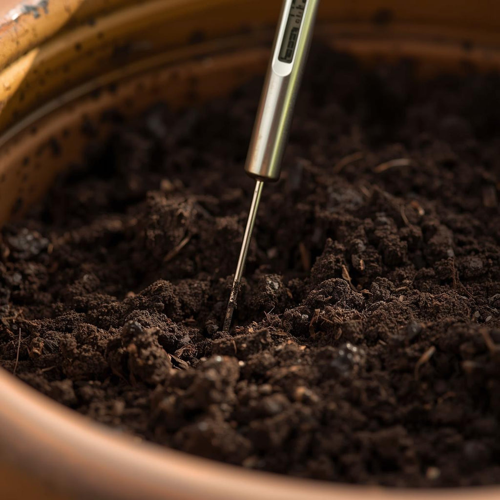 Long-Probe Soil Moisture Meter for Deep Pots