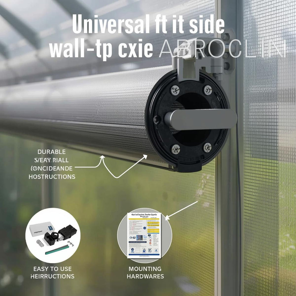 Roll-Up Side Wall Kit for Greenhouse (Universal Fit)