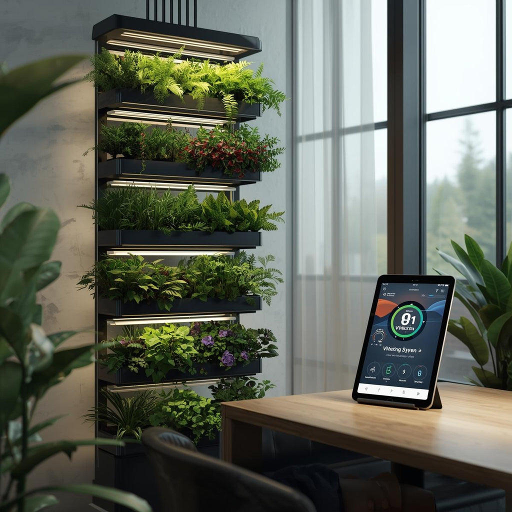 Smart Indoor Vertical Garden with App Control