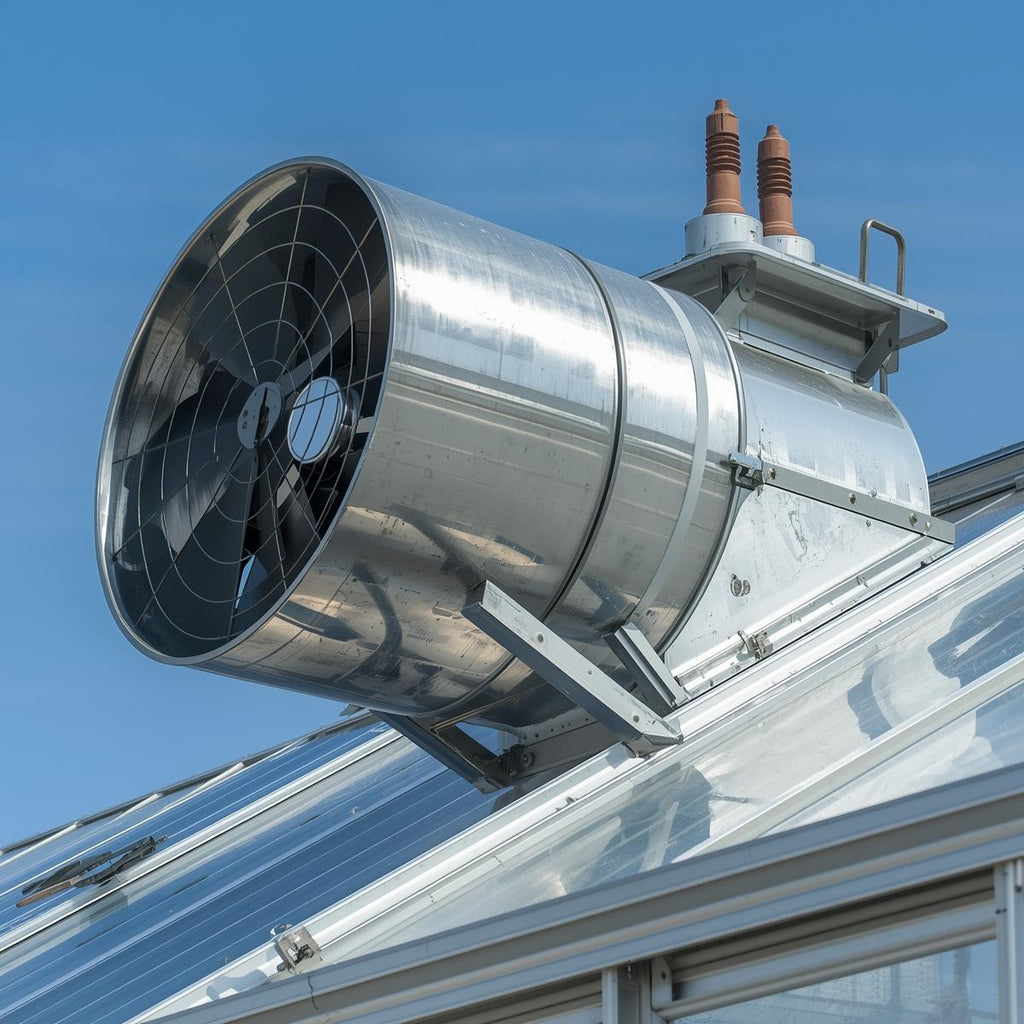 Solar Powered Greenhouse Exhaust Fan Kit
