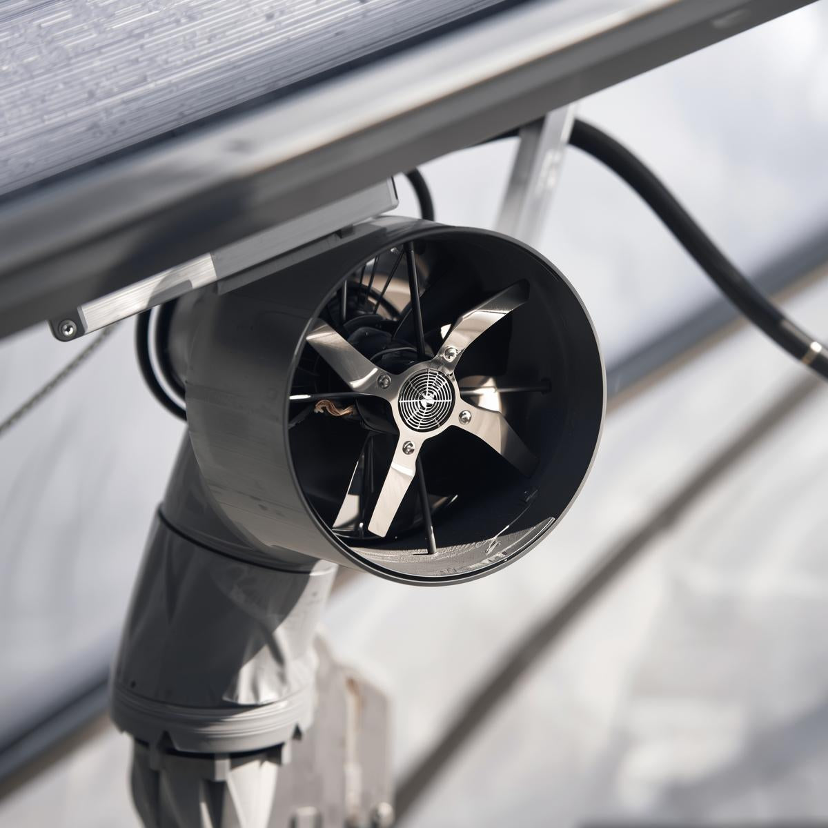 Solar Powered Greenhouse Exhaust Fan Kit