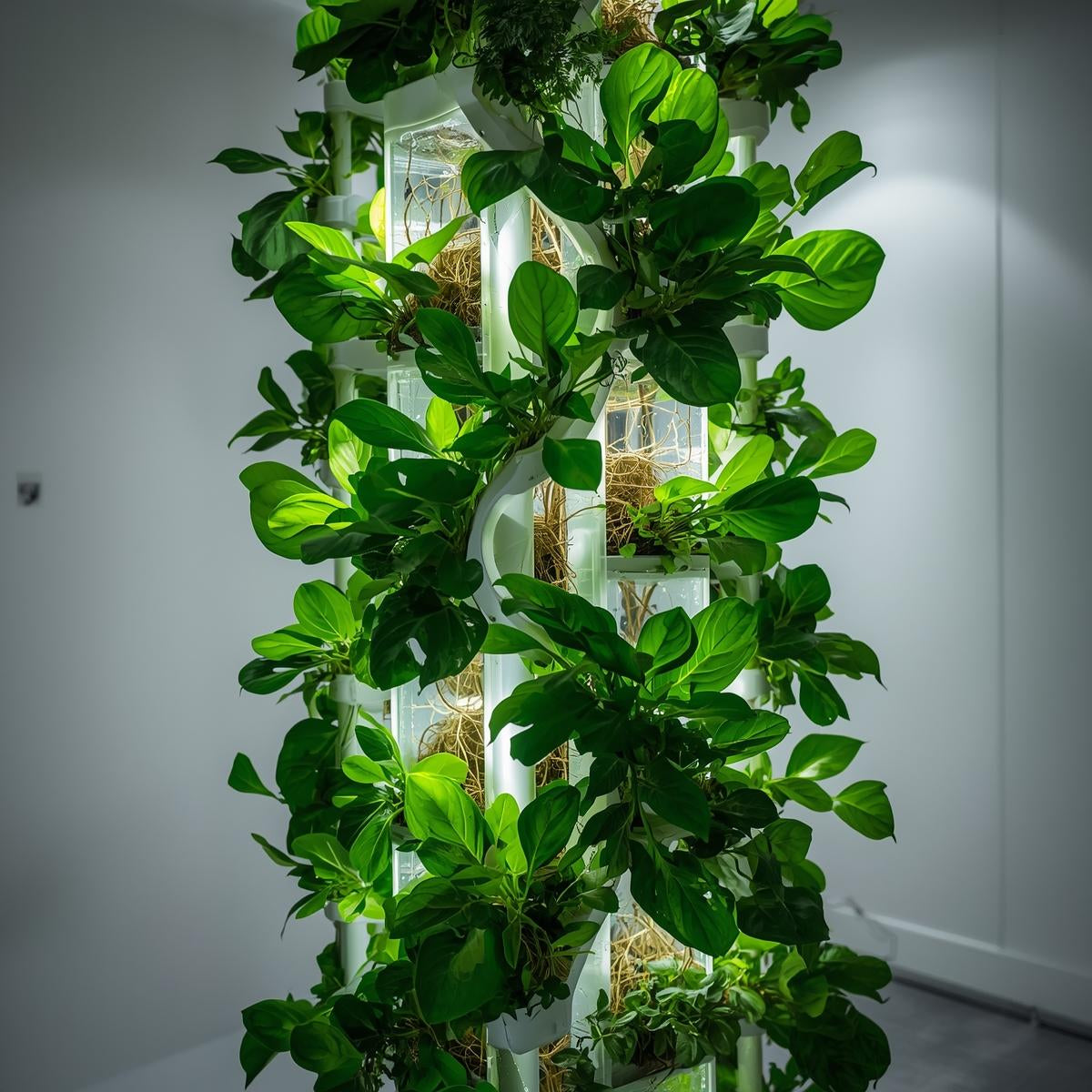 Vertical Indoor Hydroponic Tower (30 Plants)