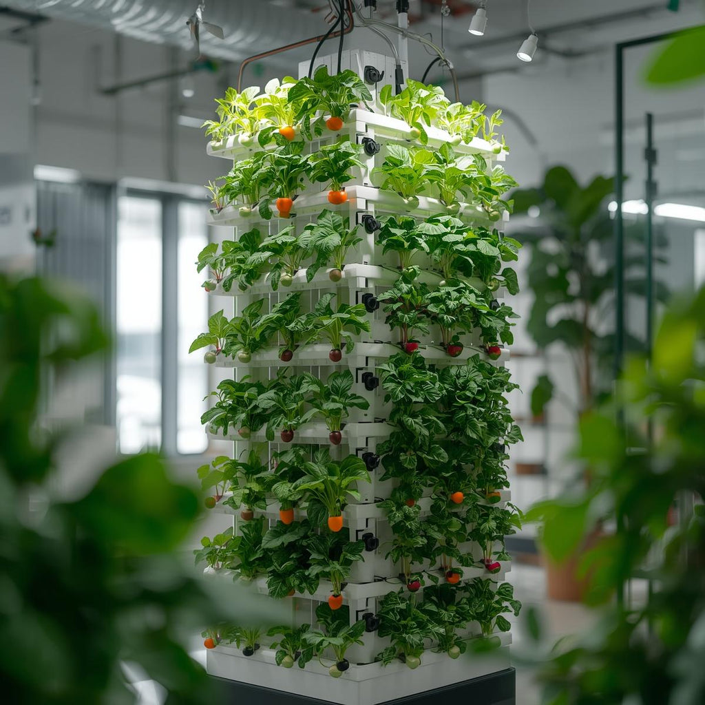 Vertical Indoor Hydroponic Tower (30 Plants)