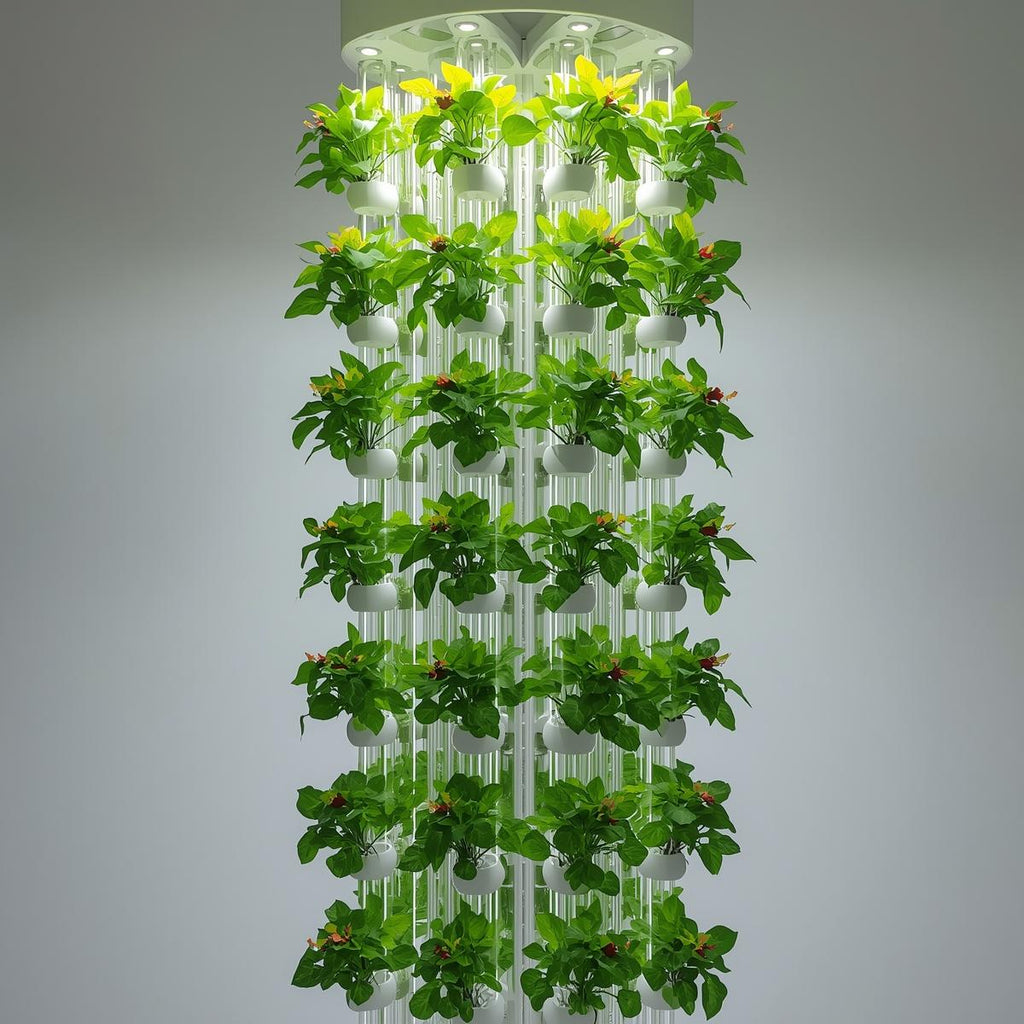 Vertical Indoor Hydroponic Tower (30 Plants)